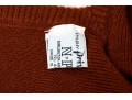 N.Peal Striking Rust 100% Cashmere Wrap, OSFA