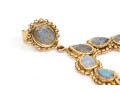 Stunning Sterling And Labradorite Pendant Earrings