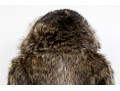 The Tepper Collection NY Tannish Brown Raccoon Fur Hooded Zip Jacket