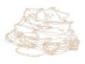 Amazing Vintage 1970's Wide Cascading Metal Link Belt