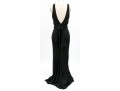 Diane Von Furstenburg Refined Floor Length Black Gathered Sleeveless Dress, Size 6