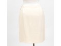 Calvin Klein/Bergdorf Goodman Beautiful Ivory Silk Skirt,  Size 10