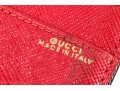 Gucci Vintage Saffiano Leather Wallet With Change Purse