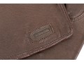 Coach Handsome Brown Leather And Silk Gloves, Size 7 1/2