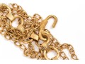 Spectacular Vintage 1970's Wide Cascading Metal Link Belt