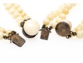 Lovely Lot Of Fwo Vintage Double Strands Of Graduated Coral Bead Necklaces