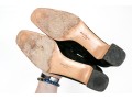Salvatore Ferragamo Classic Black Suede Pumps, Size 10B