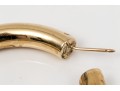 14K Bold Hoop Earrings 