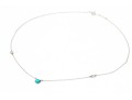 Sterling Tiffany & Co. Peretti Turquoise And Diamond Necklace