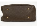 Louis Vuitton Beautiful Brown Taupe Embossed Leather Hobo Bag