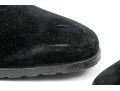 Salvatore Ferragamo Handsome Black Suede Loafer, Size 10B
