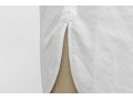 Balenciaga, Paris Edgy White Cotton Zip Front Collared Shirt, Size 38