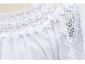 Charo Ruiz, Ibiza, Lovely White Cotton Lace Edged Maxi Dress, Size M