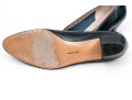 Salvatore Ferragamo Classic Blue Leather Pumps, Size 10B