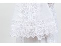 Charo Ruiz, Ibiza, Lovely White Cotton Lace Edged Maxi Dress, Size M