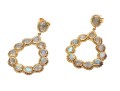 Stunning Sterling And Labradorite Pendant Earrings