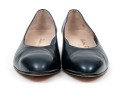 Salvatore Ferragamo Classic Blue Leather Pumps, Size 10B