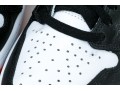 Nike Discernable Leather High Top Air Jordans, Black, White And Orange, Size 11