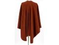 N.Peal Striking Rust 100% Cashmere Wrap, OSFA