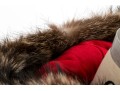 The Tepper Collection NY Tannish Brown Raccoon Fur Hooded Zip Jacket