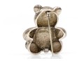 Tiffany & Co. Sterling And 18K Charming Teddy Bear Brooch