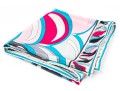 Emilio Pucci Lovely Dahlia Floral Motif Vintage Silk Scarf