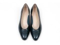 Salvatore Ferragamo Classic Blue Leather Pumps, Size 10B