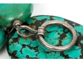 Bold Sterling And Turquoise Stone Statement Necklace