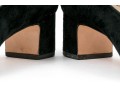 Salvatore Ferragamo Classic Black Suede Pumps, Size 10B