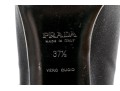 Prada Chic Black Satin Pumps, Size 37 1/2