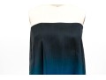 Halston Stunning Blue To Green Ombre Chiffon Sleeveless Dress, Size 4