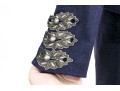 Blumarine Eye-catching Blue Wool And Cashmere Skirt Suit, Size 44 Italy (USA 8)