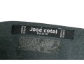 Jose Cotel Stunning Wide Vintage 70's Leather Belt With Large Chinese Scholar Buckle