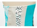 Diane Von Furstenburg Fun Vertical Striped Strapless Silk Baby Doll Style Dress, Size 8