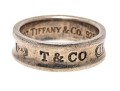 Tiffany & Co. Sterling Silver Classic 1837 Motif Band Ring, Size 8