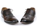 Gucci Gents Brown Leather Lace Up Loafers, Size 8 1/2