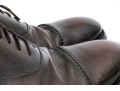 Gucci Gents Brown Leather Lace Up Loafers, Size 8 1/2
