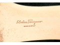 Salvatore Ferragamo Classic Black Suede Pumps, Size 10B