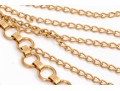 Spectacular Vintage 1970's Wide Cascading Metal Link Belt