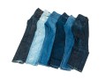 Assorted Designer Jeans Lot, Six Pieces,  Including Hudson And Vince, Assorted Sizes
