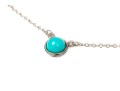Sterling Tiffany & Co. Peretti Turquoise And Diamond Necklace