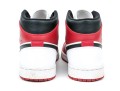 Nike Iconic Black, White And Burgundy Leather High Top Air Jordans, Size 11