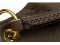 Louis Vuitton Beautiful Brown Taupe Embossed Leather Hobo Bag