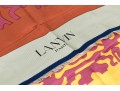 Lanvin Spectacular 70's Vintage Patterned Silk Scarf