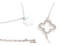 Three Sterling Chain Necklaces