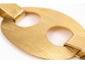 Pair Of Chic Vintage 70's Gucci Style Metal And Acrylic Link Belts