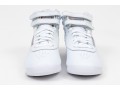 Reebok White Leather Classic Retro Velcro High Tops, Size 8