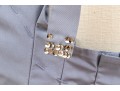 Hoss Beautiful Grey Bedazzled Sleeveless Dress, Size 42, With Belt