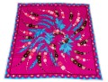 Emilio Pucci Beautiful Bold Floral Spray Motif Vintage Silk Scarf
