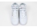 Reebok White Leather Classic Retro Velcro High Tops, Size 8